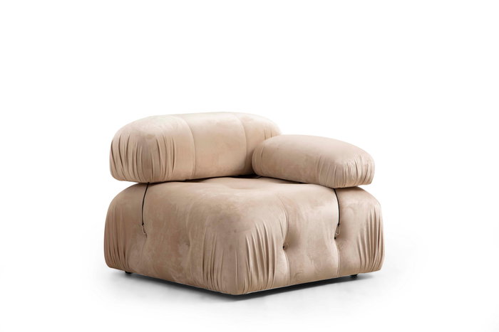 Atelier Del Sofa Bubble 3 Seater Velvet Crema Atelier Del Sofa Bubble 3 Seater Velvet Crema